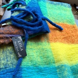 Lola Multicolor Wool Scarf